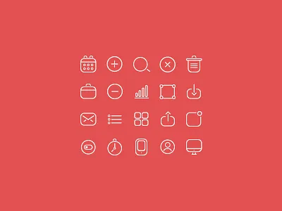 Rounded Icons icons rounded ui ux