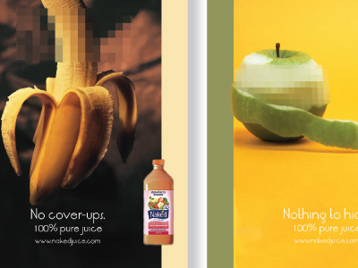 Spring Break Fruit ad naked