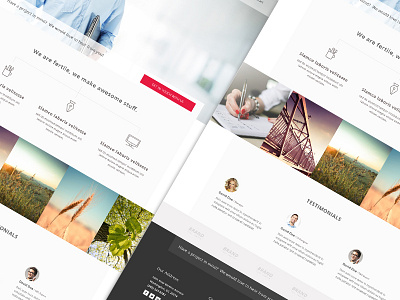 Freebie - Ferile HTML5/CSS3 Template css3 template free free template freebie html5 template web design web resource website
