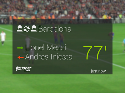 Live scores Google Glass app clean flat football glass google live match score soccer ui