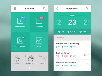 Horticulturist App app flat iphone ui