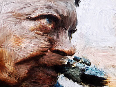 Realistic Paint Brushes with Photoshop musician paintbrush painting photoshop play portrait