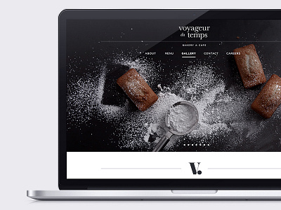 Voyageur Gallery cafe character charactersf coffee shop ipad iphone responsive design