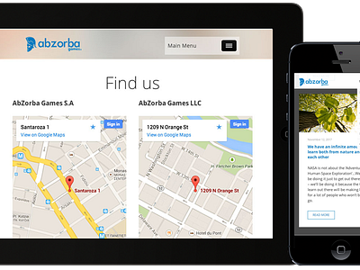 Responsive Web Design blue orange open sans parallax responsive rwd translucency