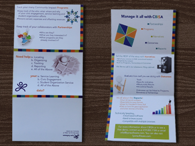 Multi-Purpose flyer Lyon Software branding illustrator