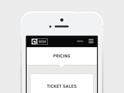 Queue Mobile mobile music venues pr queue responsive design ticketing