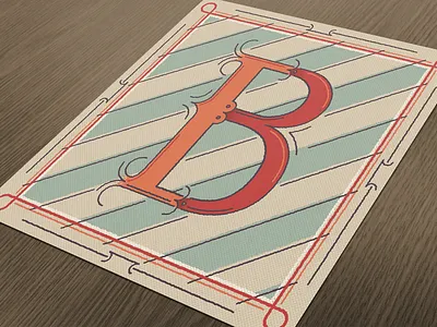 Letter Challenge | B b drop cap dropcap letter challenge letterchallenge letters texture