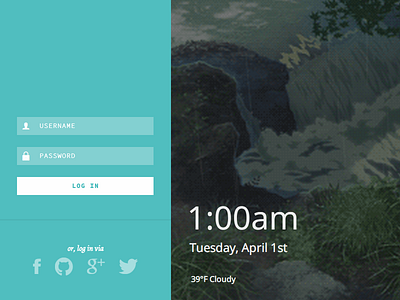 New Log In css3 html5 mmbn operating system os personal transitions