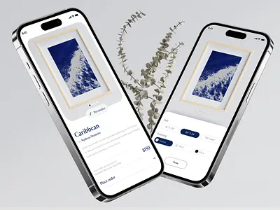 Art Store · App app art chic clean e commerce ecommerce light mobile nft store ui