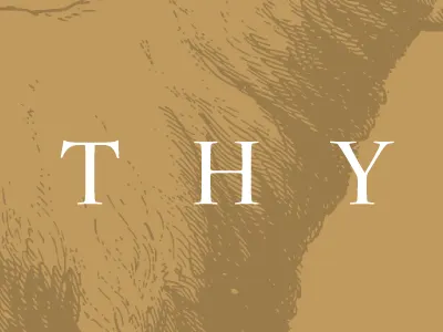 Worthy hoefler titling illustration lamb