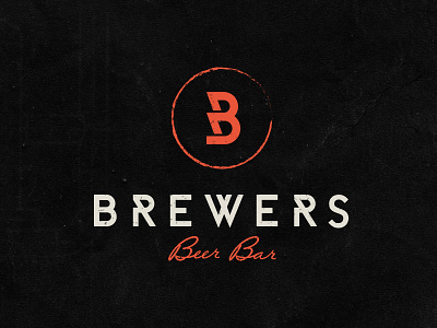 Brewers Beer Bar - Logo bar beer beer bar blue identity logo sweden