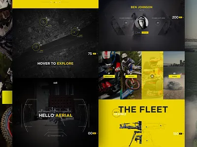 Drone Life concept design elegant seagulls extreme graphic sports steeze video web