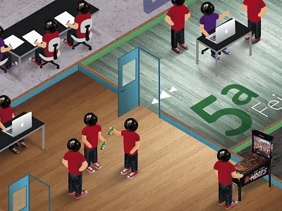 Isometric HE:Labs game illustration illustrator interface isometric