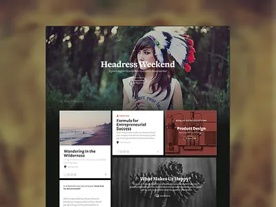 Medium Homepage Exploration editorial feed freight sans grid homepage masonry medium stream ui ux