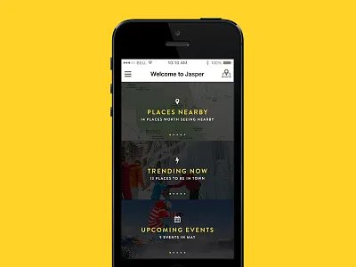 Tourism App – Home screen app guide iphone tourism travel