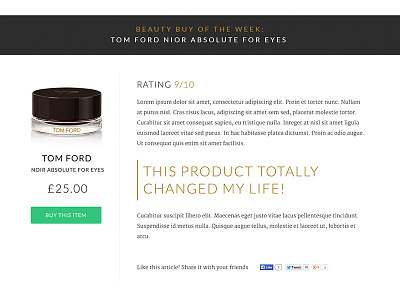 Buy of the day beauty blog buy concept editorial groomed glossy magazine product