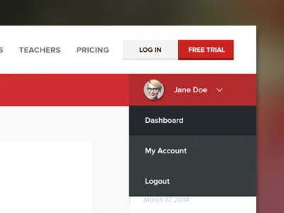 Yoga Streaming Website UI - User Interface drop down filters grid navigation ui user experience user interface ux video grid video stream visual