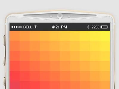 iPhone Air + iOS 8 Sketches (WIP) air concept ios iphone