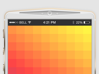 iPhone Air + iOS 8 Sketches (WIP) air concept ios iphone