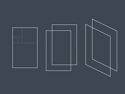 From here to there, Golden Rectangles everywhere golden rectangle logo design process