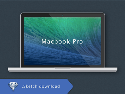 Macbook Pro .Sketch Freebie flat freebie macbook pro mockup sketch vectorial
