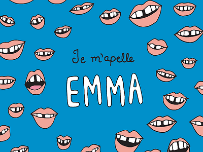 Blue is the warmest colour tribute blue blue is the warmest color drawing hand drawn illustration julieta felix lips mouth movie pattern poster vector