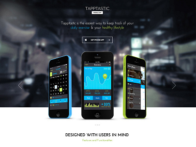 Tapptastic WordPress theme app ios7 mobile app showcase template theme wordpress