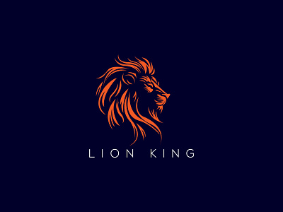 Lion Logo Design 3d animation branding graphic design illustration king lion lion king lion logo lion logo design lions logo motion graphics vector lion logo vector logo design