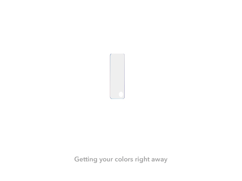 Picktone - loading animation animation app flat gif ios loader loading pantone