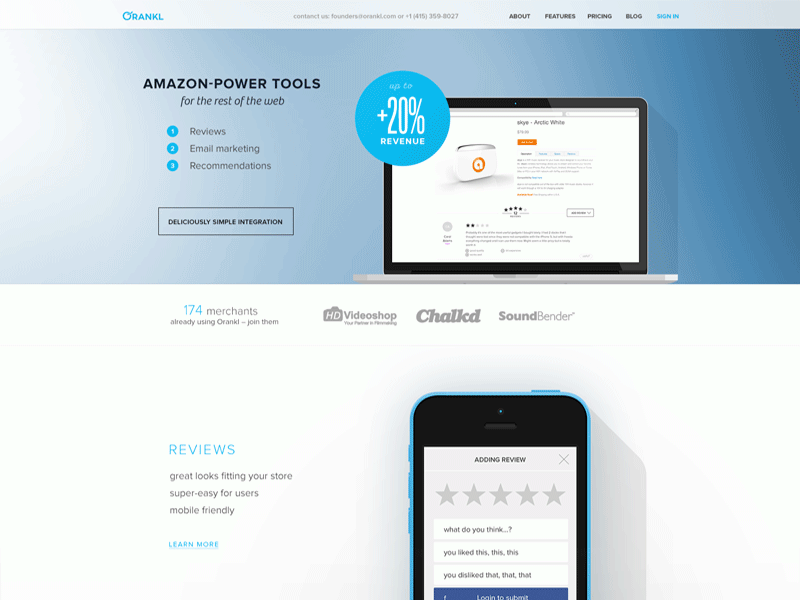 Orankl website amazon blue mountain view orankl review reviews silicon valley web ycombinator