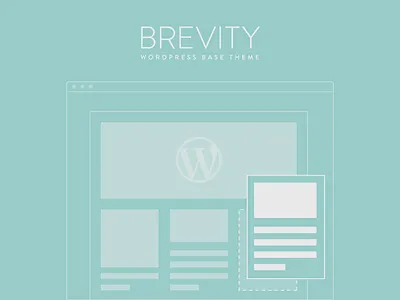 Brevity Wordpress Theme Branding branding brevity browser content management icon logo wordpress