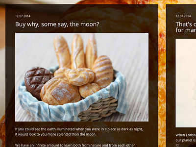 Fournos homepage open sans orange translucency