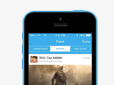 xbox for ios 7 flat ios7 mobile mockup templetica