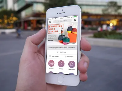 Fab App v6.4 app color e commerce fab gradient helvetica icons ios7 ipad iphone love ui