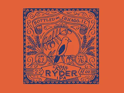 nicaraguan-inspired microbrew labels (second attached!) hand lettering illustration label lettering