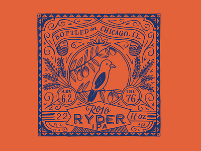 nicaraguan-inspired microbrew labels (second attached!) hand lettering illustration label lettering