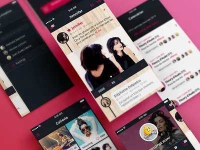 Fantouch app gallery mobile timeline