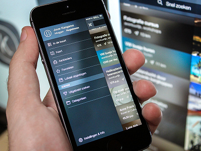 Kangaroo app activities blur empty state ios ios7 kangaroo list map not flat project search sidebar
