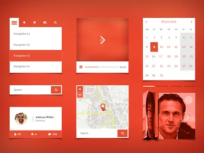 Free Mobile UI Kit [ewebdesign.com] ewebdesign.com free freebie kit mobile ui