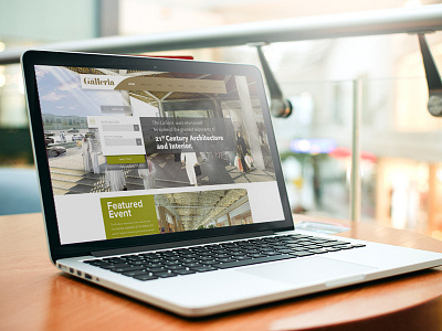 Galleria green minimal shopping template webdesign