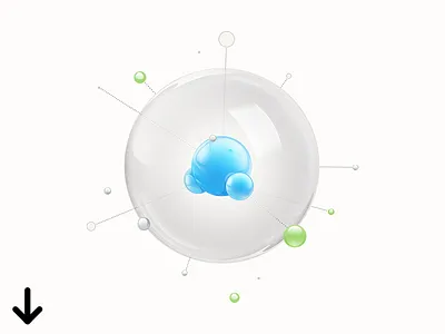 Cosmetics Website Illustrations aloe bio bird bubble cream illustration molecule natural cosmetics professor retina scientist tweezers