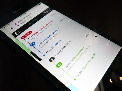 Nextr Connection Details app application data visualization information design iphone ui user experience design ux