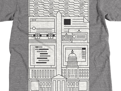 Make Dc Cotton Bureau dc dctech illustration shirts washington