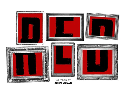 Red Poster design poster theatre