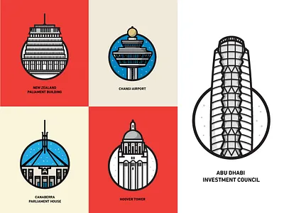 World Icons city icons illustration landmarks