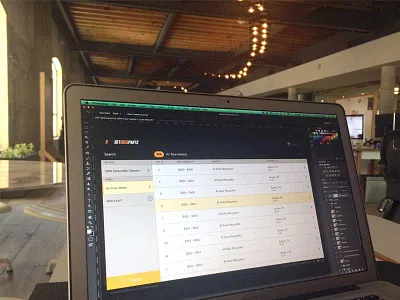 WIP for Get Used Parts gui responsive design web design