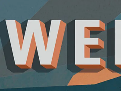 River Church Welcome Slide design typography