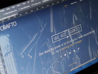Crafto bootstrap one page parallax