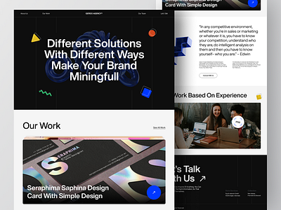 Gerdo - Creative Agency agency bold business company corporate creative creatove agency digital agency landing page marketing portfolio studio web website website design