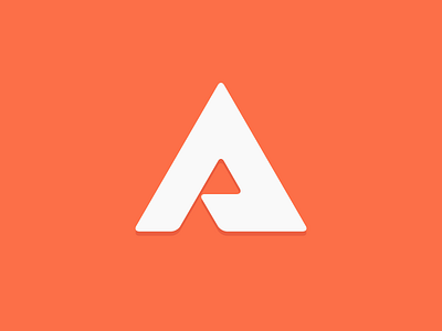 Personal Mark branding letter letter a logo mark orange personal personal mark red red orange